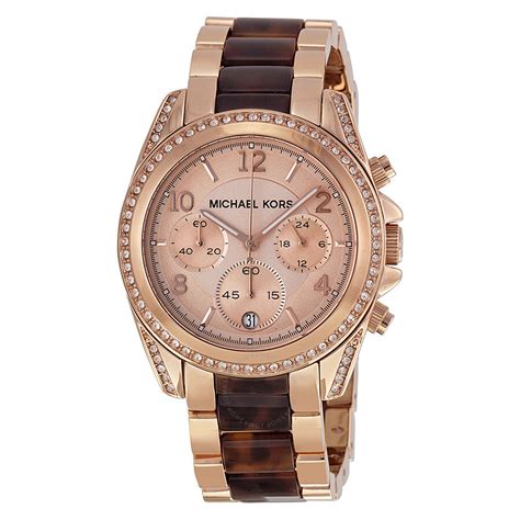 cheap rose gold michael kors watches|rose gold watch with numbers.